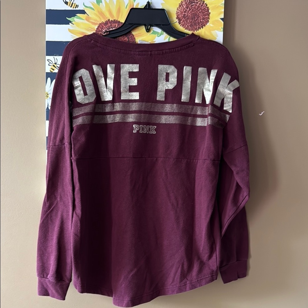 Pink brand Maroon Long Sleeve Shirt S